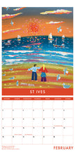 Load image into Gallery viewer, CAL940 - John Dyer Gallery Cornwall Calendar 2026 (Narrow Format)