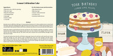 Load image into Gallery viewer, BEA145 - Your BIrthday Lemon Cake Recipe Birthday Card