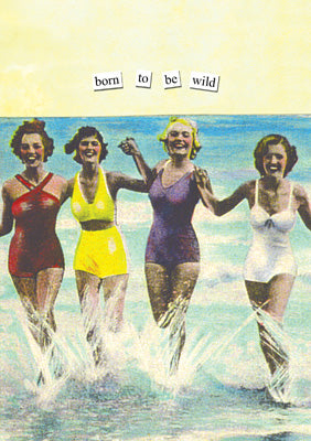 57AT19 - Born to be Wild Greeting Card