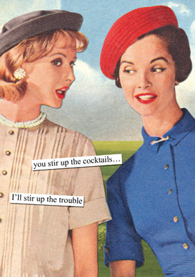 57AT37 - Stir Up the Cocktails Greeting Card