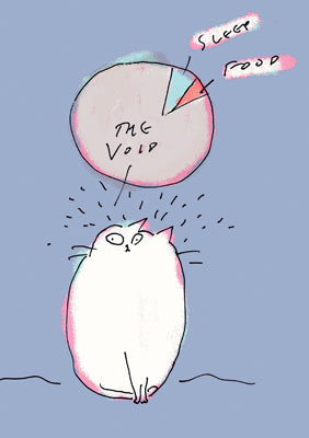 57DC10 - The Void (Cat) Greeting Card