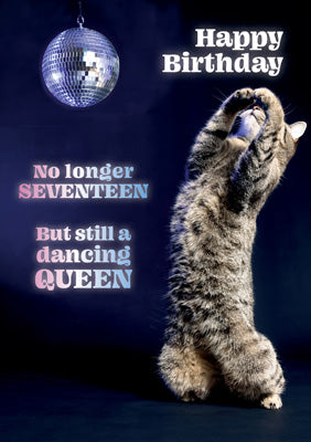 57PT53 - Dancing Queen Birthday Card