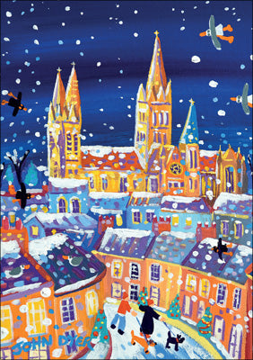 57TS510 - Flurry of Snow at Truro Christmas Pack (6 cards)