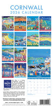 Load image into Gallery viewer, CAL940 - John Dyer Gallery Cornwall Calendar 2026 (Narrow Format)
