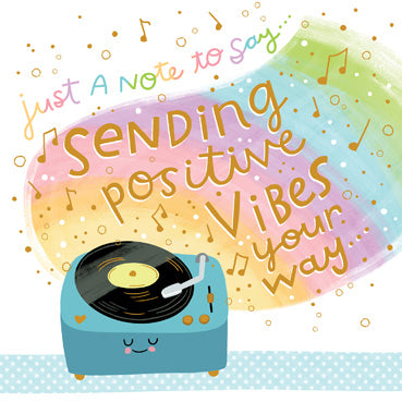 CYF111 - Positive Vibes Greeting Card