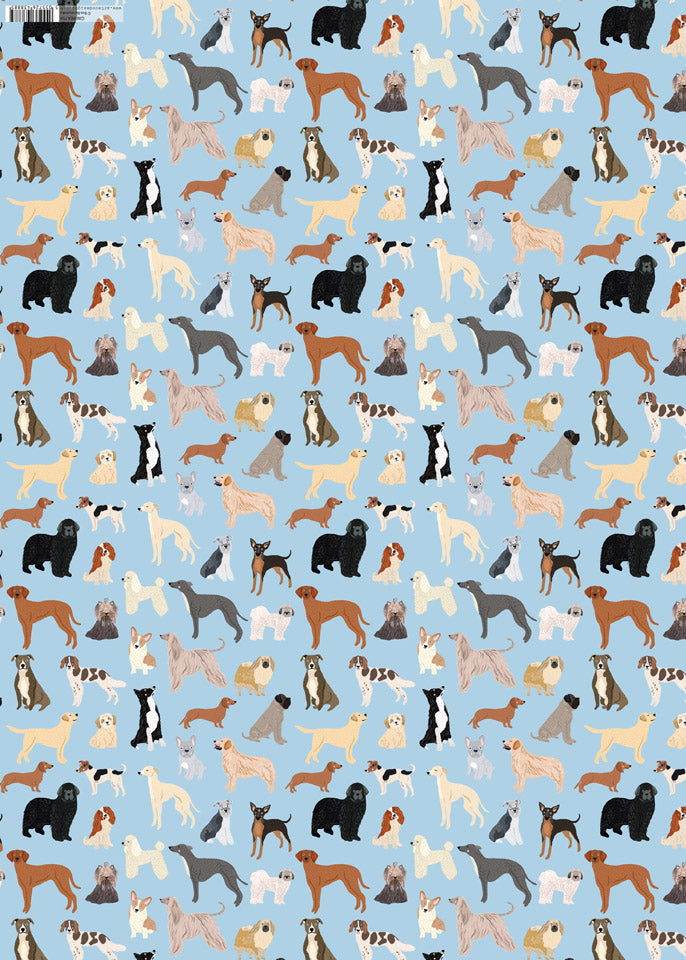 GW-BEA759 -Dog and Hound Gift Wrap