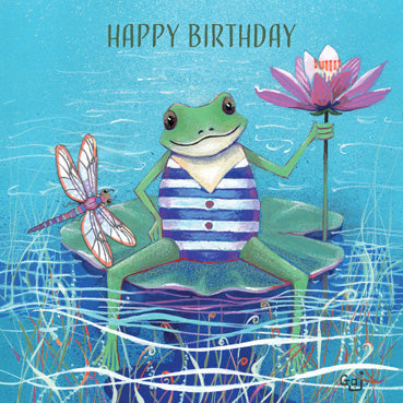HM157 - Frog Birthday Card
