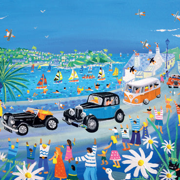 JDG188 - Fowey Classic Car Parade Greeting Card