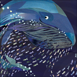 KS112 - Whale and Shoal Greeting Card