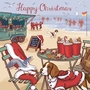 LXM149 - Santa Swim Christmas Pack (5 Cards)