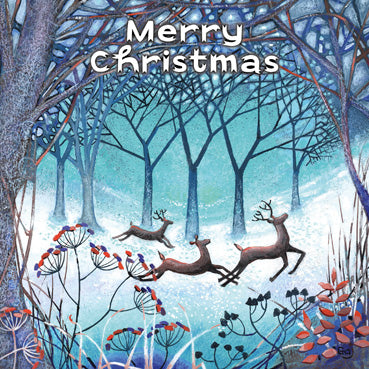 LXM150 - Dancing Deer Christmas Pack (5 Cards)
