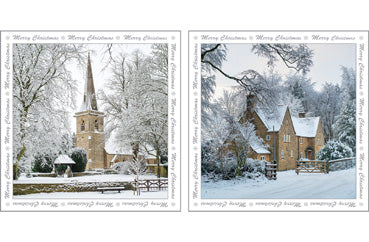 NC-XM554 - Winter Scenes Christmas Notelets (6 Cards)