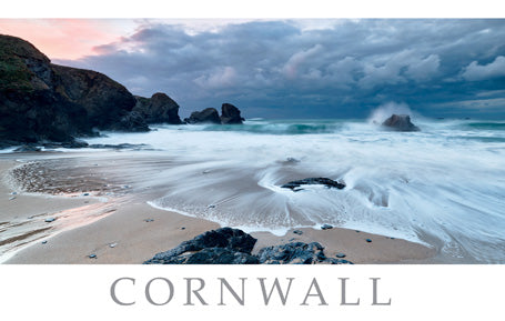 PCC810 - Porthcoran Beach Postcard