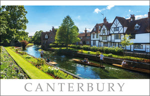 PKT503 - River Stour at Canterbury Postcard