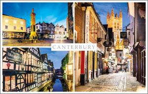 PKT504 - Around Canterbury Postcard