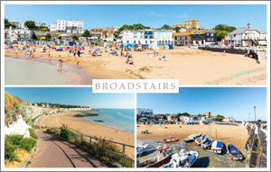 PKT507 - Broadstairs Beach Postcard