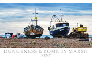 PKT517 - Fishing Boats at Dungeness Postcard