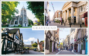 PKT522 - Around Gravesend Postcard