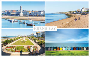 PKT527 Herne Bay Montage Postcard