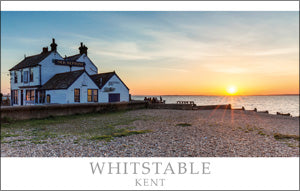 PKT545 - Whitstable Sunset Postcard