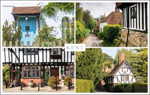 PKT558 - Kent Houses Postcard