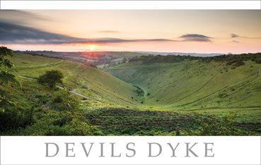 PSX505 - Devils Dyke, Brighton Postcard