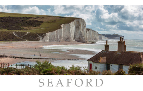 PSX528 - Seaford Head view to Seven Sisters Postcard