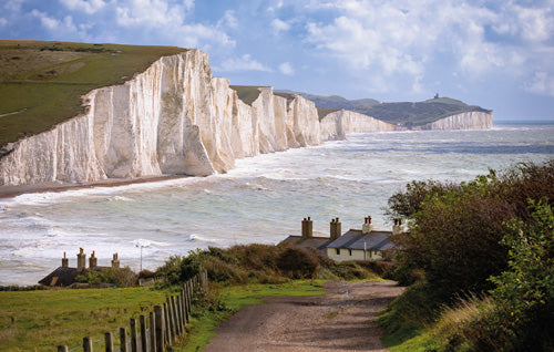 PSX534 - Seven Sisters from Seaford Head Postcard