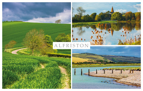 PSX536 - Around Alfriston Sussex Postcard