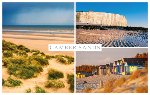 PSX544 - Camber Sands Sussex Postcard
