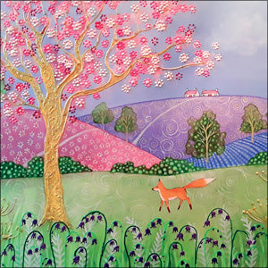 RT156 - Spring Fox Art Card