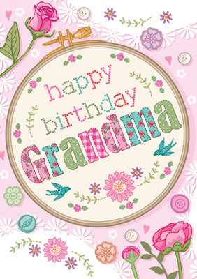 57AS19 - Happy Birthday Grandma Birthday Card