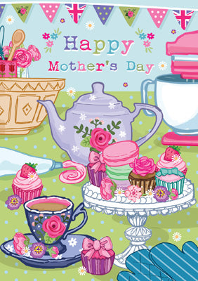 57AS30 - Tea and Cakes Mother's Day Card