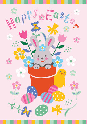 57AS70 - Happy Easter (Bunny) Easter Card
