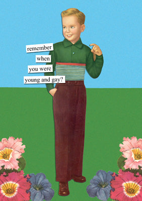 57AT05 - Young and Gay Birthday Card