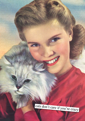 57AT12 - Crazy Cat Lady Birthday Card