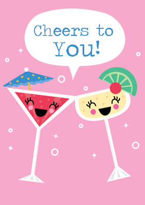 57BW17 - Cheers To You Birthday Card