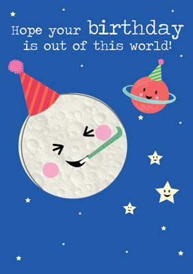 57BW18 - Out Of This World Birthday Card