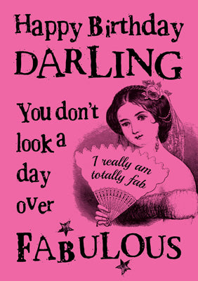 57CL32 - Happy Birthday Darling Greeting Card