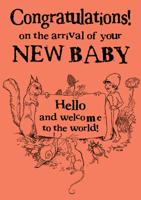 57CL41 - Congratulations New Baby Greeting Card
