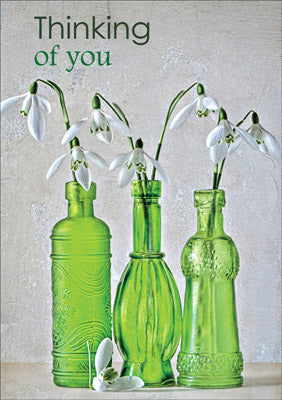 57FP01 - Thinking of You (Snowdrops) Greeting Card