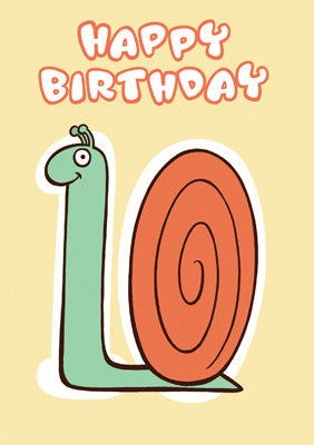 57JK29 - Happy 10th Birthday (Snail)