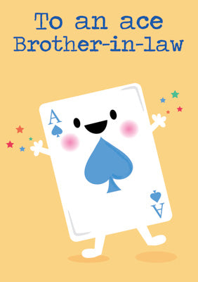 57MG01 - To an Ace Brother-in-Law Greeting Card