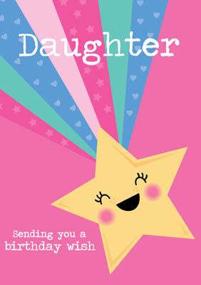 57MG09 - Daughter Birthday Wish Greeting Card