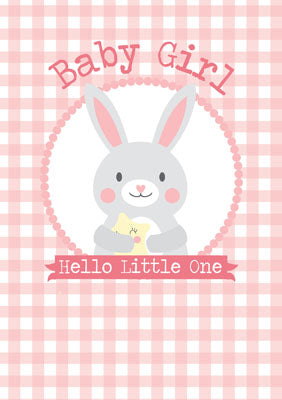 57MG25 - Baby Girl Greeting Card