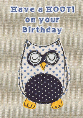 57PW10 - Have a Hoot on Your Birthday Greeting Card