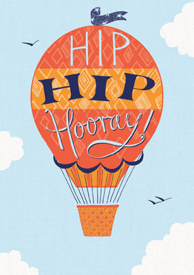 57SB02 - Hip Hip Hooray Birthday (Message Inside)