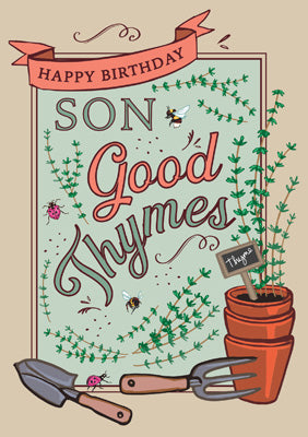 57SS01 - Happy Birthday Son Greeting Card