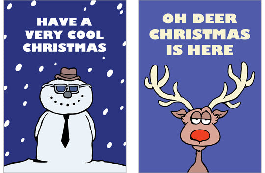57TS504 - Cool Christmas/Oh Deer Christmas Pack (6 cards)