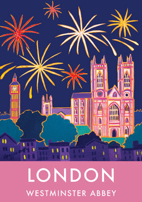 57UK13 - Westminster Abbey Art Card
